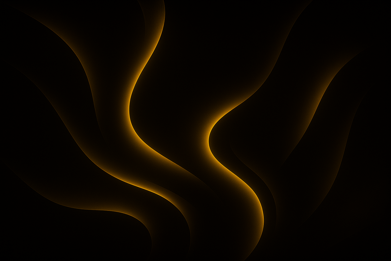 Yellow Neon Ember Wallpaper